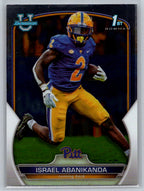 2022 Bowman University Chrome #95 Israel Abanikanda Pittsburgh Panthers