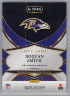 2024 Panini Select #SSP-RSH Roquan Smith Select Signatures Prizm Baltimore Ravens