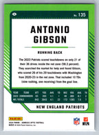 2024 Donruss Optic #135 Antonio Gibson New England Patriots