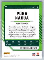 2024 Donruss Optic #115 Puka Nacua Los Angeles Rams