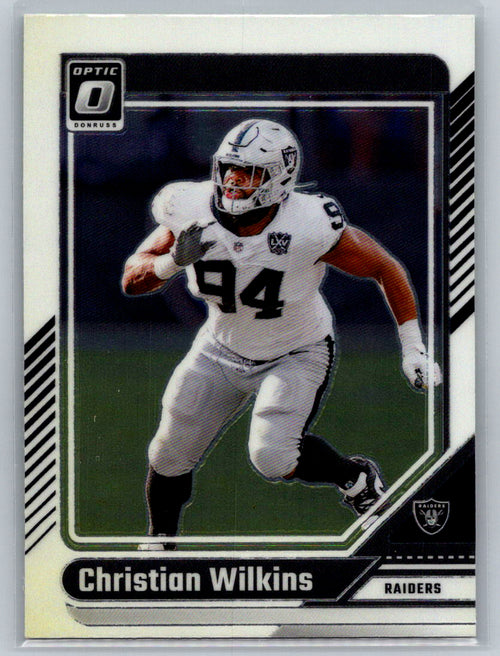 2024 Donruss Optic #104 Christian Wilkins Las Vegas Raiders