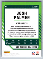 2024 Donruss Optic #109 Josh Palmer Los Angeles Chargers