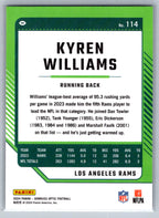 2024 Donruss Optic #114 Kyren Williams Los Angeles Rams