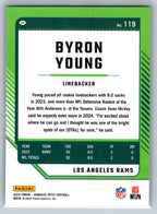 2024 Donruss Optic #119 Byron Young (LB) Los Angeles Rams