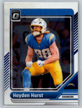 2024 Donruss Optic #110 Hayden Hurst Los Angeles Chargers