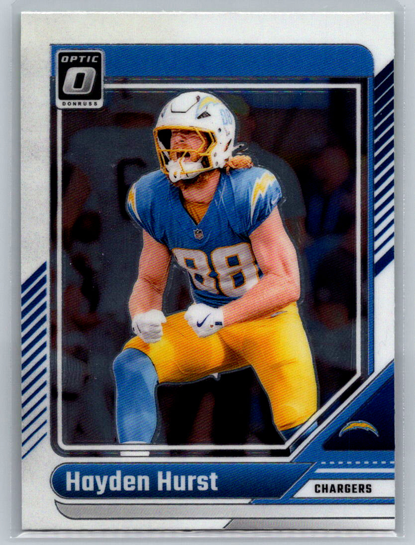 2024 Donruss Optic #110 Hayden Hurst Los Angeles Chargers