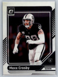 2024 Donruss Optic #105 Maxx Crosby Las Vegas Raiders
