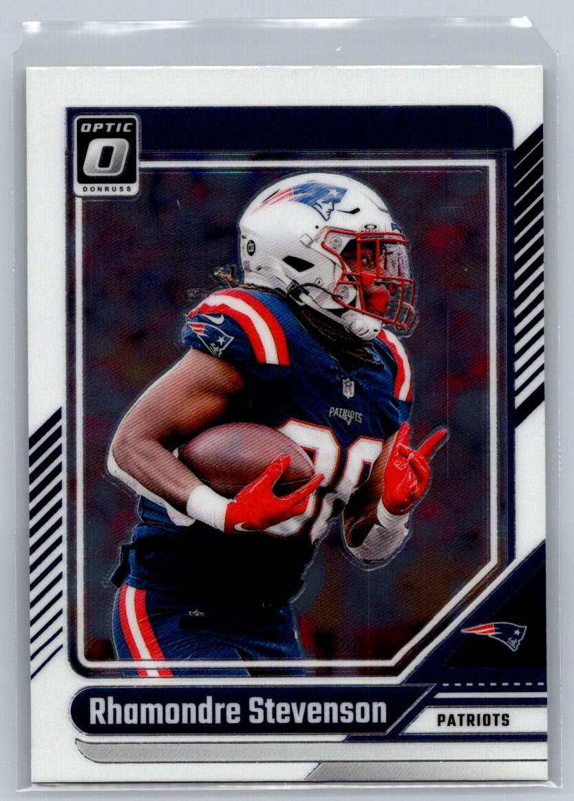 2024 Donruss Optic #134 Rhamondre Stevenson New England Patriots
