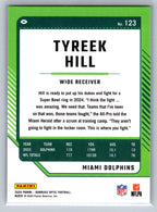 2024 Donruss Optic #123 Tyreek Hill Miami Dolphins