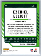 2024 Donruss Optic #51 Ezekiel Elliott Dallas Cowboys