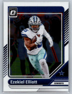 2024 Donruss Optic #51 Ezekiel Elliott Dallas Cowboys