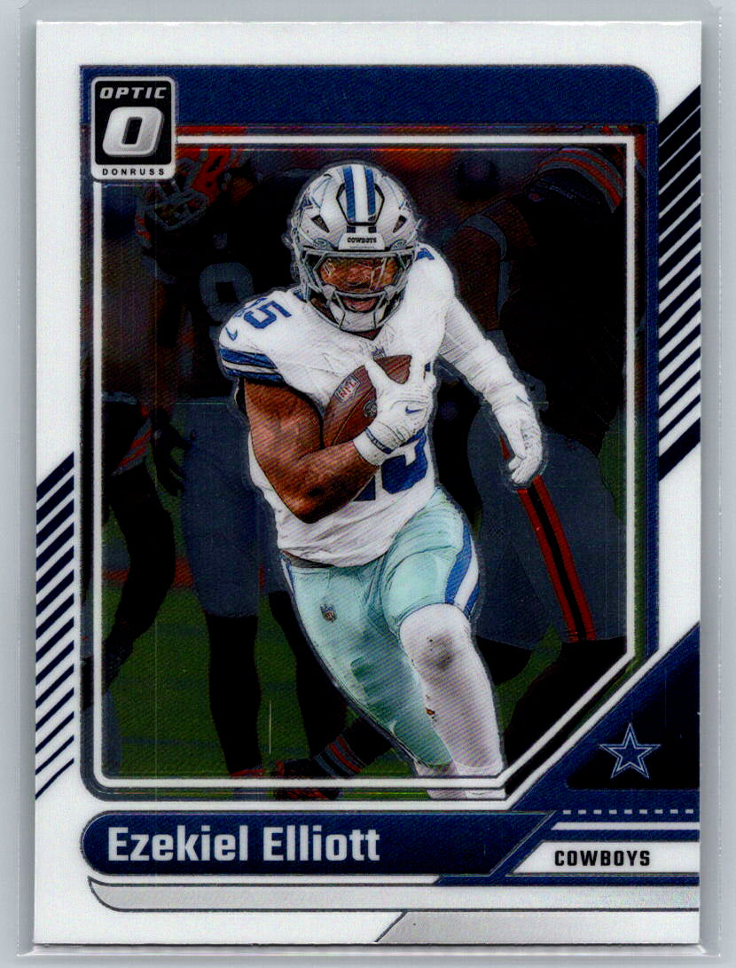 2024 Donruss Optic #51 Ezekiel Elliott Dallas Cowboys