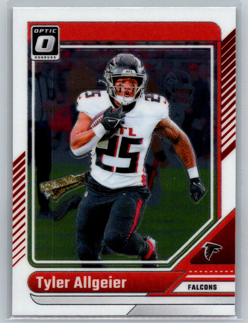 2024 Donruss Optic #9 Tyler Allgeier Atlanta Falcons