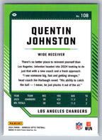 2024 Donruss Optic #108 Quentin Johnston Los Angeles Chargers