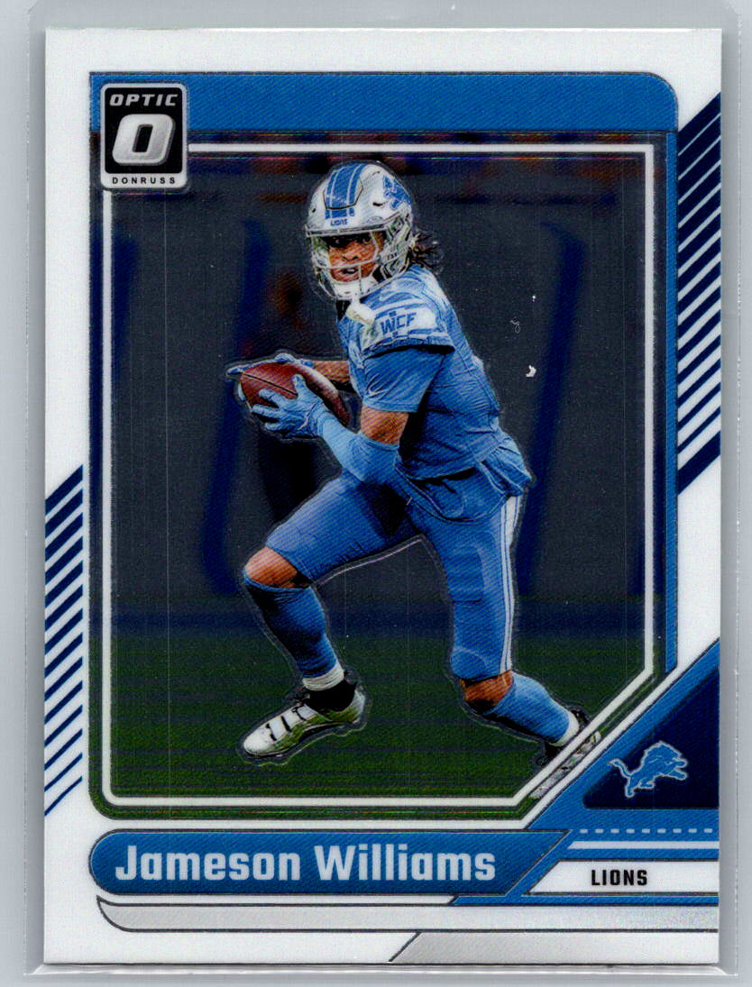 2024 Donruss Optic #67 Jameson Williams Detroit Lions