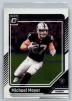 2024 Donruss Optic #103 Michael Mayer Las Vegas Raiders