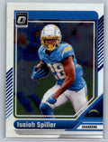 2024 Donruss Optic #107 Isaiah Spiller Los Angeles Chargers