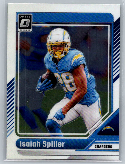 2024 Donruss Optic #107 Isaiah Spiller Los Angeles Chargers