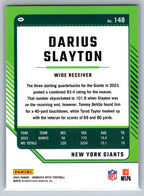 2024 Donruss Optic #148 Darius Slayton New York Giants