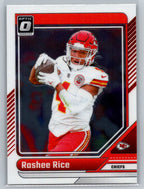 2024 Donruss Optic #97 Rashee Rice Kansas City Chiefs