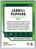 2024 Donruss Optic #138 Jabrill Peppers New England Patriots