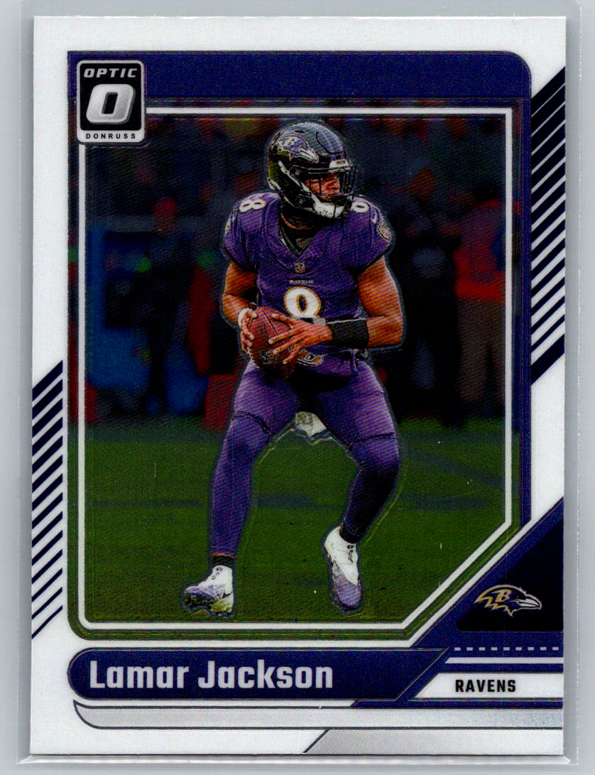2024 Donruss Optic #13 Lamar Jackson Baltimore Ravens