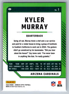 2024 Donruss Optic #1 Kyler Murray Arizona Cardinals