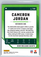 2024 Donruss Optic #144 Cameron Jordan New Orleans Saints