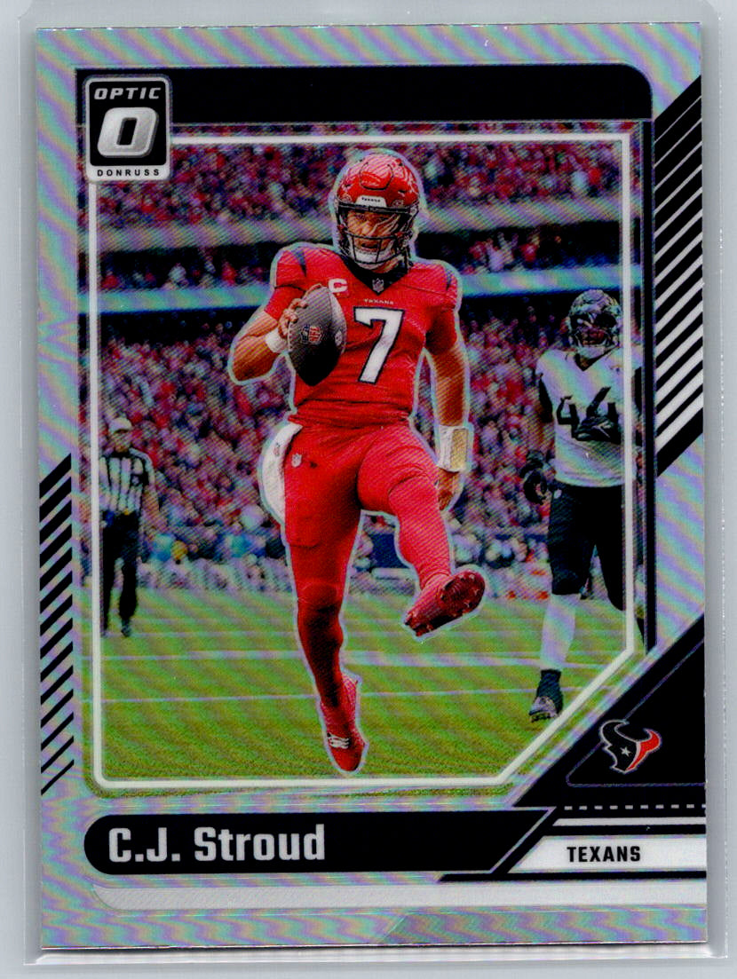 2024 Donruss Optic #76 C.J. Stroud Holo Houston Texans
