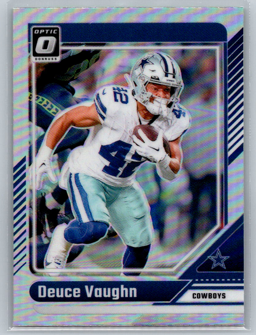 2024 Donruss Optic #52 Deuce Vaughn Holo Dallas Cowboys