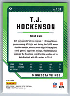 2024 Donruss Optic #131 T.J. Hockenson Holo Minnesota Vikings