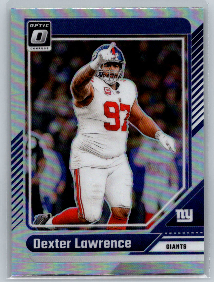 2024 Donruss Optic #151 Dexter Lawrence Holo New York Giants
