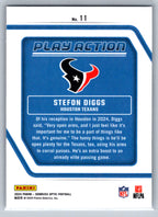 2024 Donruss Optic #11 Stefon Diggs Play Action Houston Texans