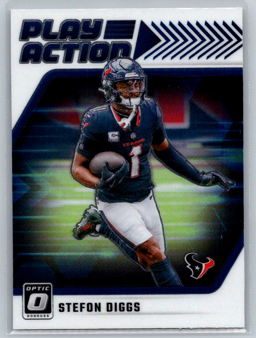 2024 Donruss Optic #11 Stefon Diggs Play Action Houston Texans