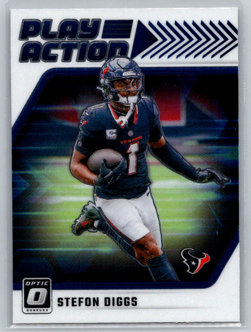 2024 Donruss Optic #11 Stefon Diggs Play Action Houston Texans