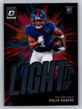 2024 Donruss Optic #5 Malik Nabers Light It Up New York Giants