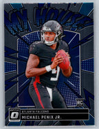 2024 Donruss Optic #7 Michael Penix Jr. My House! Atlanta Falcons