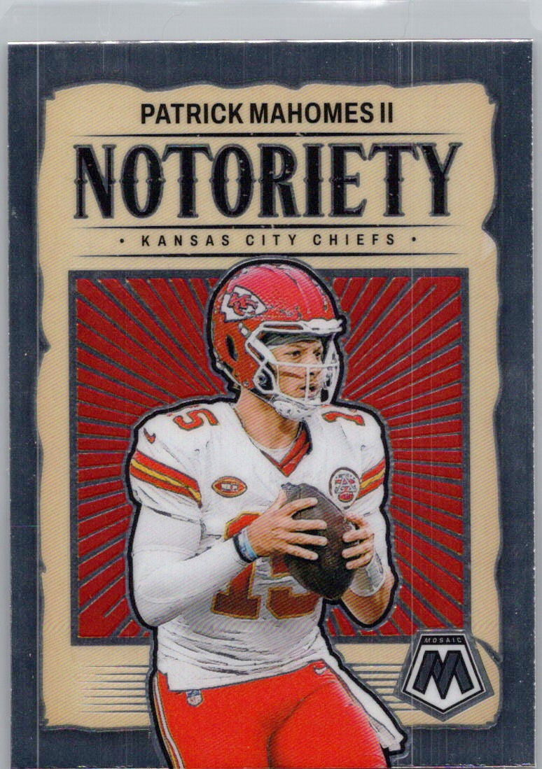 2024 Panini Mosaic #1 Patrick Mahomes II Notoriety Kansas City Chiefs