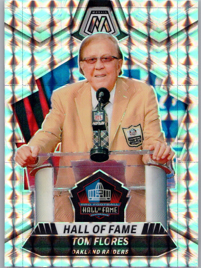 2024 Panini Mosaic #297 Tom Flores Mosaic Oakland Raiders