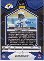 2024 Panini Mosaic #379 Kamren Kinchens Mosaic Reactive Blue Los Angeles Rams