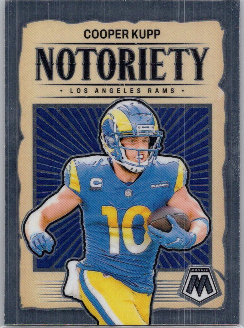 2024 Panini Mosaic #13 Cooper Kupp Notoriety Los Angeles Rams