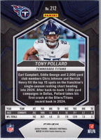2024 Panini Mosaic #212 Tony Pollard Mosaic Reactive Blue Tennessee Titans