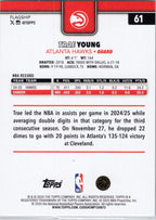 2025-26 Topps #61 Trae Young Atlanta Hawks