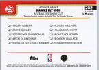 2025-26 Topps #282 Hawks Fly High: ATL Ballers Show Out Atlanta Hawks