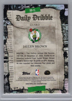 2025-26 Topps #DD-15 Jaylen Brown The Daily Dribble Boston Celtics