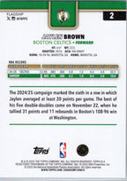 2025-26 Topps #2 Jaylen Brown Boston Celtics