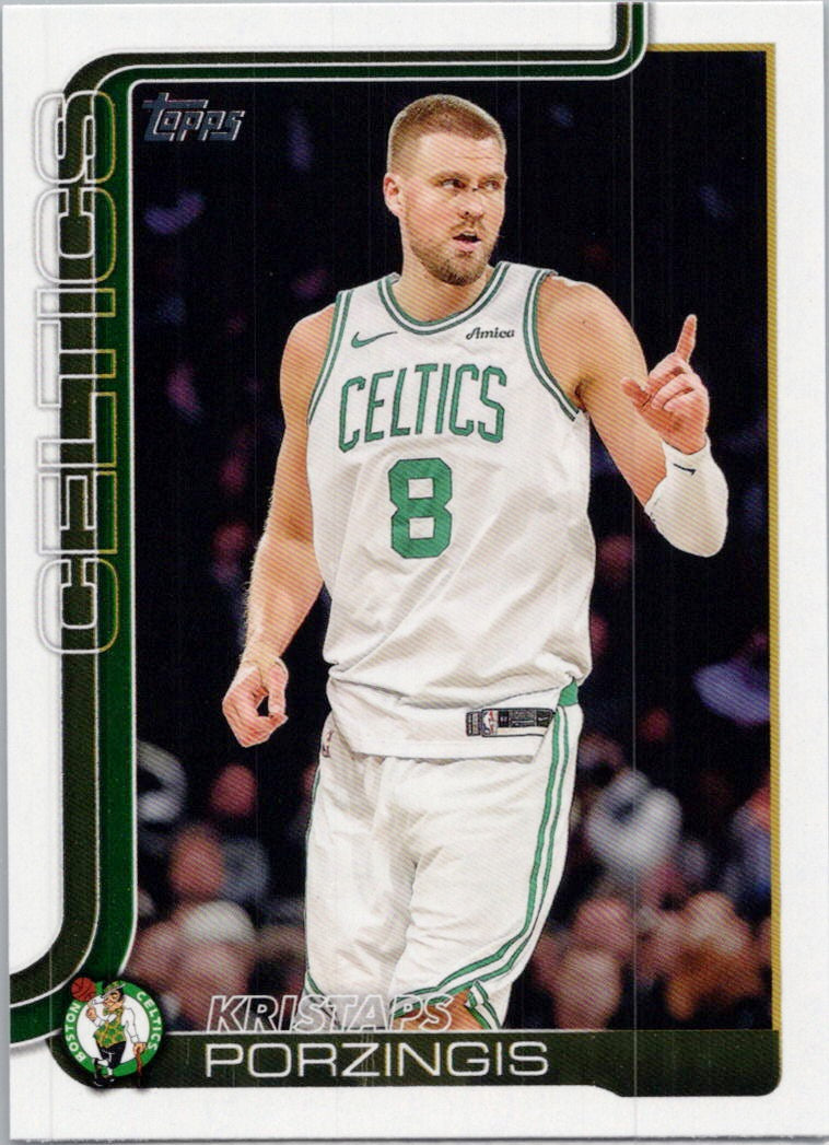 2025-26 Topps #3 Kristaps Porzingis Boston Celtics