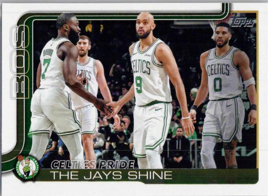 2025-26 Topps #272 Celtics Pride: The Jays Shine Boston Celtics