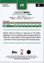 2025-26 Topps #6 Derrick White Boston Celtics