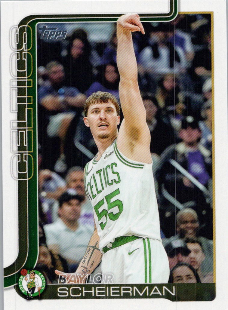 2025-26 Topps #5 Baylor Scheierman Boston Celtics